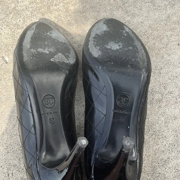 CHANEL patent leather pumps - Picture 5 of 5